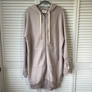 NWT Electric & Rose Women’s Joplin Teddy Long Hoodie Dress XL